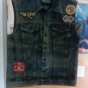 motorcycle vest with patches